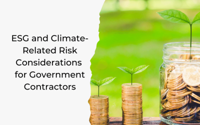 ESG and Climate-Related Risk Considerations for Government Contractors